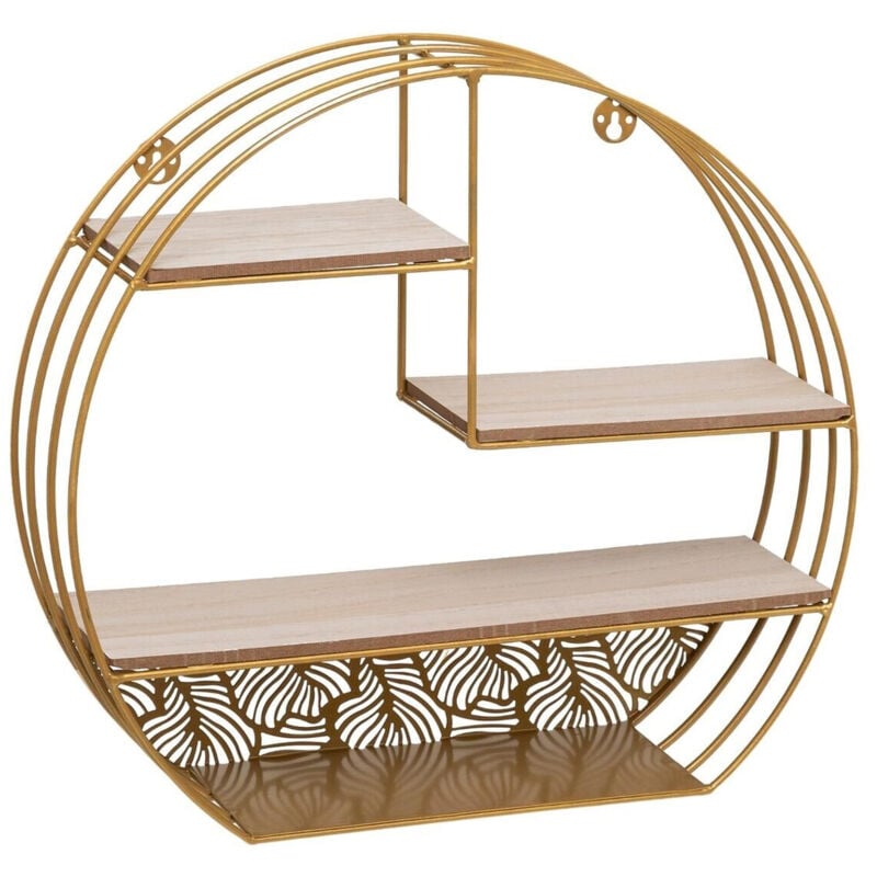 Wellhome - Etagère Mix avec 6 compartiments industriels en bois