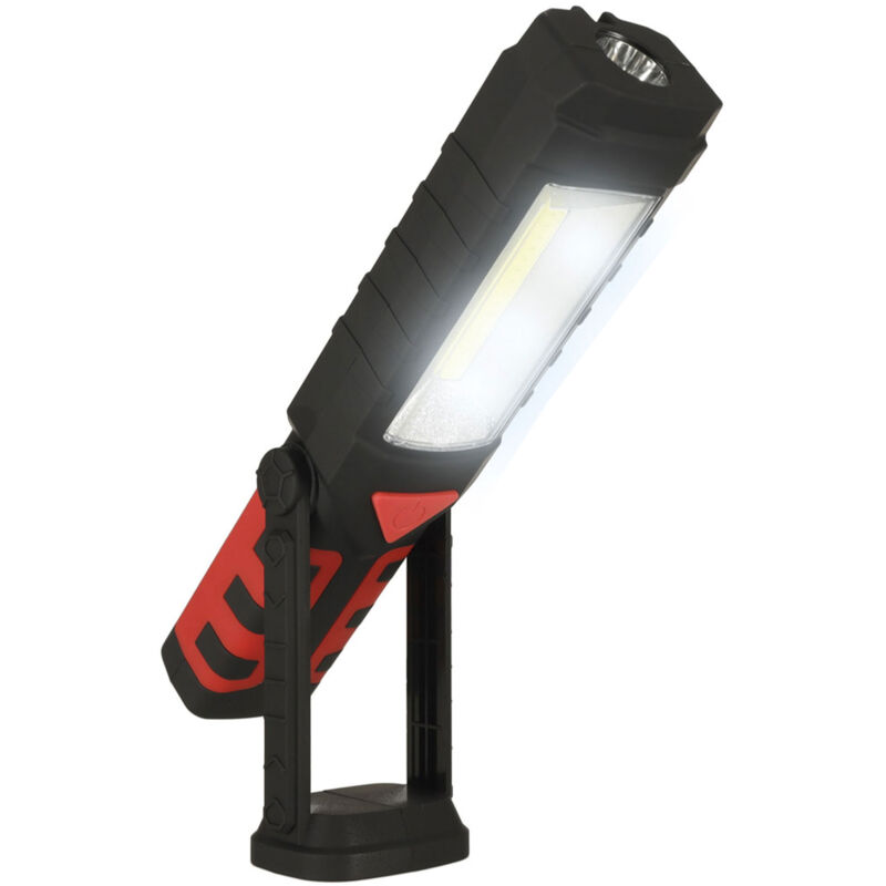 Wellhome - Lampe de travail multifonction Well Home en forme de maïs avec batterie rechargeable – Lampe led avec aimant, crochet et clip