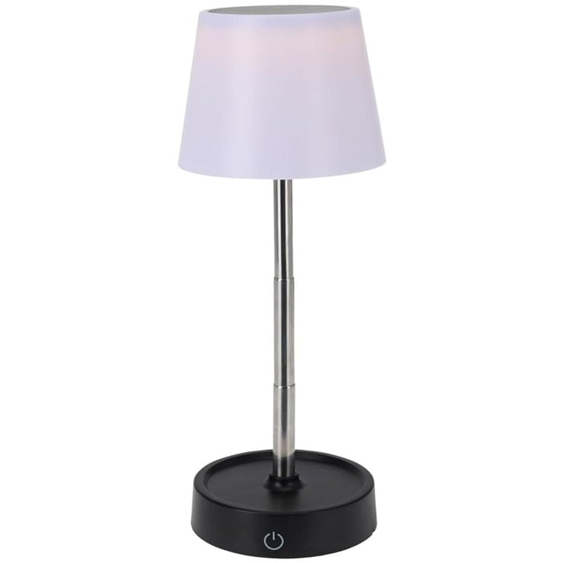 Lampe de table rétractable Well Home avec lumière led smd blanc chaud et gradation continue Ø10,6 x 11,5 cm