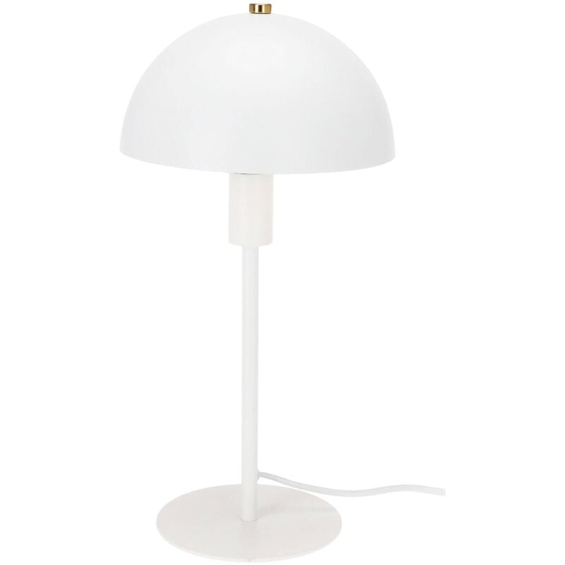 Wellhome - Lampe de table Well Home style champignon blanc cassé Ø18x36cm