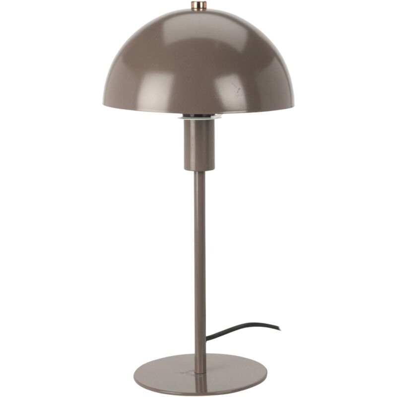 Wellhome - Lampe de table Well Home style champignon taupe Ø18x36cm