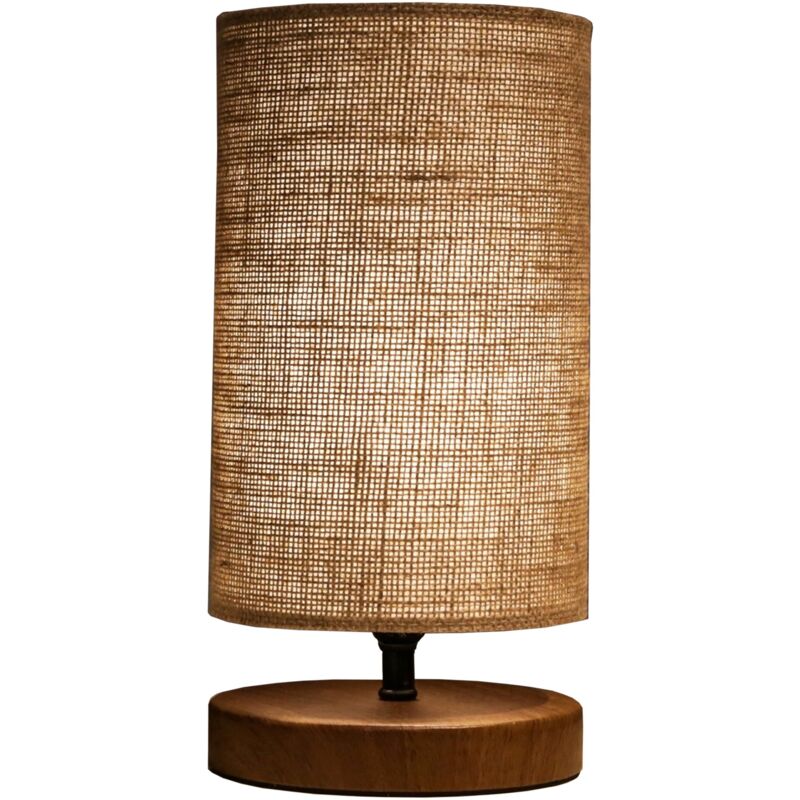 Wellhome - Lampe de table como 31 cm Café