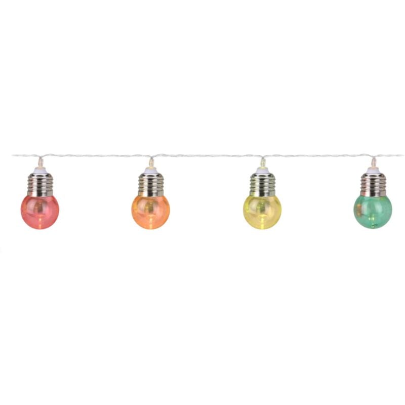 Guirlande lumineuse Well Home Party Lights - 30 ampoules en 4 couleurs assorties