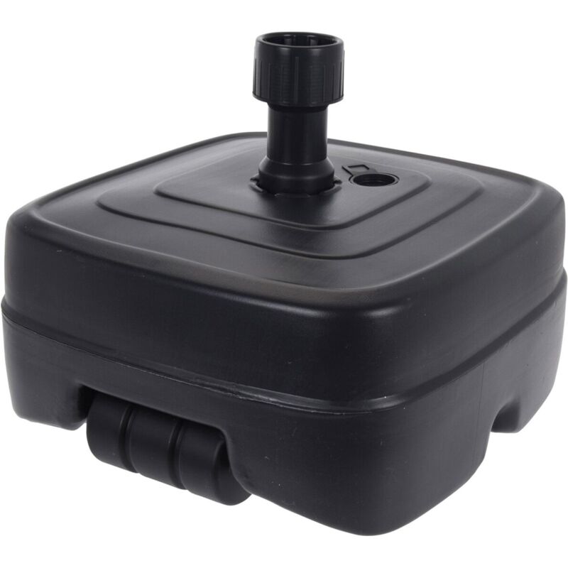 Pied pour parasol 45L en Polypropylène coloris Anthracite - Wellhome