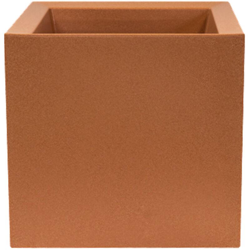 Pot de fleur carré Cubo dan-i 30x30x30 cm en polyéthylène Impruneta - Wellhome