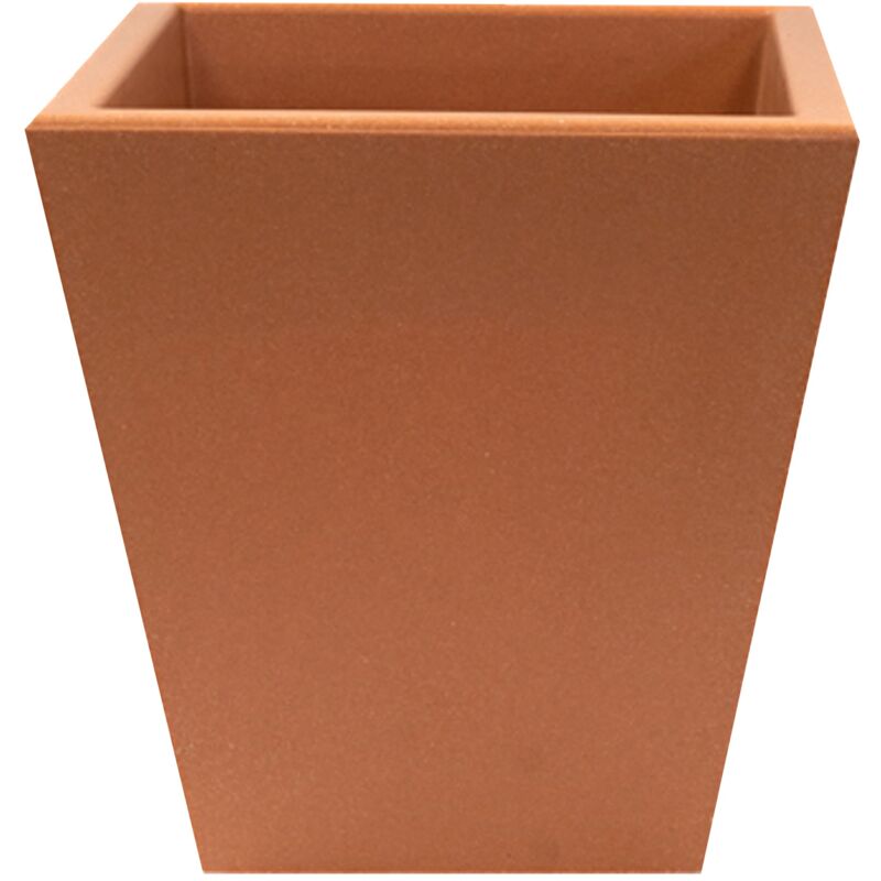 Pot de fleur carré Orion 40x40x40 cm en polyéthylène Impruneta - Wellhome