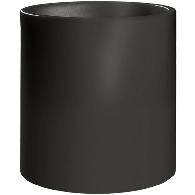 Pot de fleur rond Agila Ø50x100 cm Polyéthylène Anthracite 100L - Wellhome