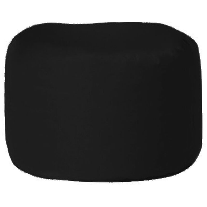 Noir Pouf 45x45x45 cm pour Jardin - Noir - Wellhome