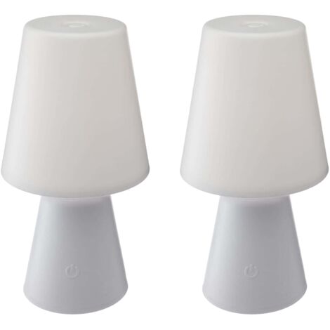 WellHome SET DE 2 LÁMPARAS LED INALAMBRICAS DE EXTERIOR