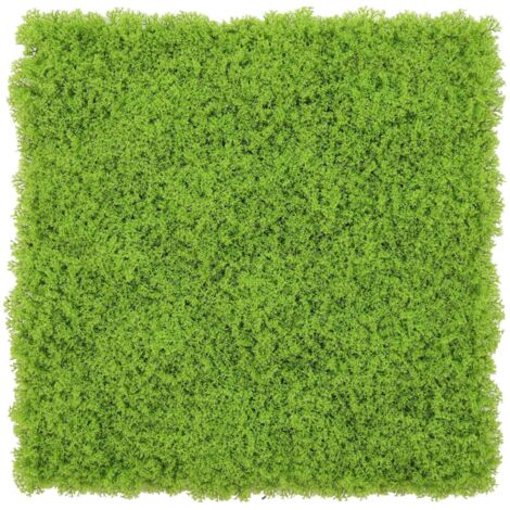 WellHome Seto Artificial 100x100cm, Jardin vertical en Verde Exuberante y Realista