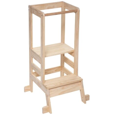 WELLHOME Tour d'observation enfant LÉA 51x51x90 cm beige
