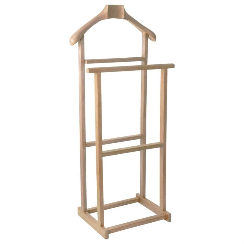 WELLHOME Valet de nuit 45x30x104 cm en bois