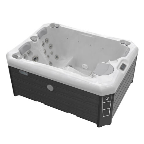 Wellis Manhattan Life Whirlpool Außenwhirlpool 201x153x85cm für 3 Personen inkl. Thermocover