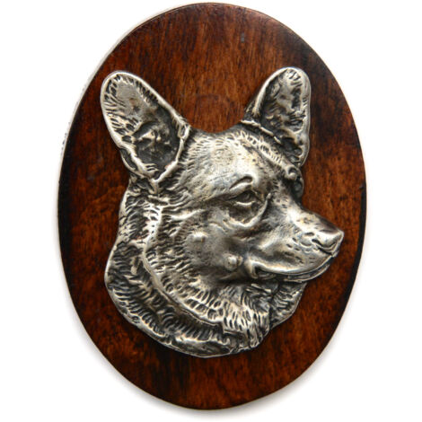 Welsh Corgi - Showbrosche, Startnummernclip, Hundeabzeichen von Art-Dog
