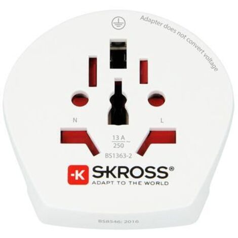 Welt-zu-Europa-Adapter SKROSS 1500211-E
