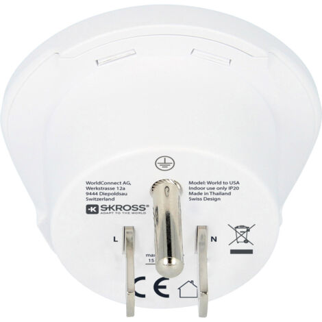 Welt-zu-USA-Adapter SKROSS 1500221-E