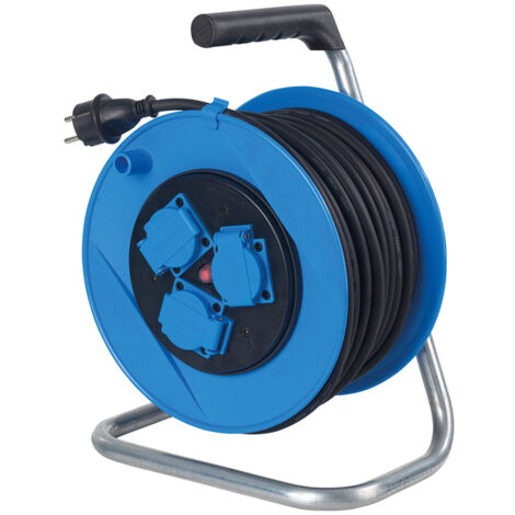 WEMAG Sicherheits-Kabeltrommel BGI 608 40 m, Kunststoff, H07RN-F3G1,5