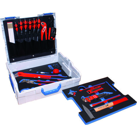 WEMAG WEMAG-Boxx-Sanitär 39-teilig mit Deckeleinlage & Modul