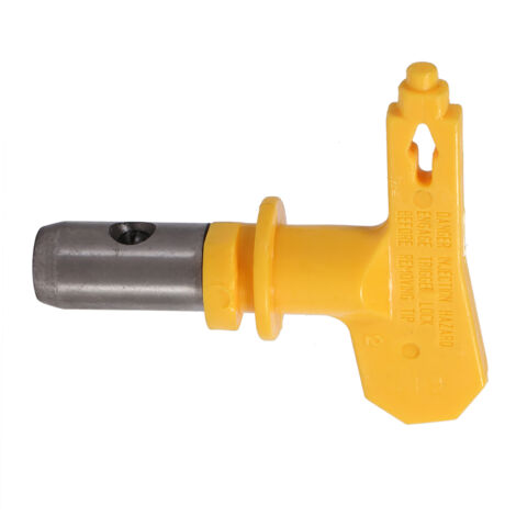 Wendbare Airless-Wolfram-Farbdüse, Spritzpistolenzubehör, Modell 519, Wolfram, 4,9 x 5,6 cm, Gelb