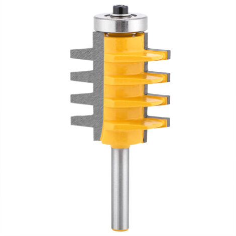 Wendenutfräser aus Hartmetall für Holz, 1-3/8" Durchmesser, 1/4" Schaft für Oberfräse