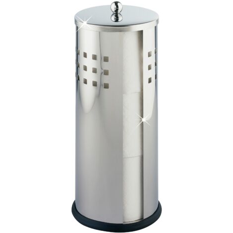Wenko 16637100 Portarotoli di Riserva Ancona Brillante, 13 x 34 x 13 cm, Lucido