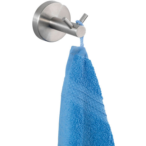 WENKO 19610100 Handtuchhaken Wandmontage Silber