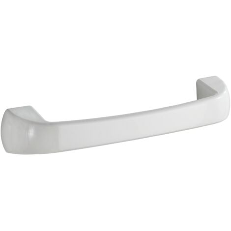 WENKO 19900100 Maniglia vasca da bagno Pure, Acrilonitrile Butadiene Stirene (ABS), 28.5 x 5 x 6.5 cm, Bianco