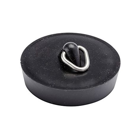 WENKO 21101100 BOUCHON ÉCOULEMENT PLASTIQUE ARGENT 4,55 X 4,55 X 1 CM