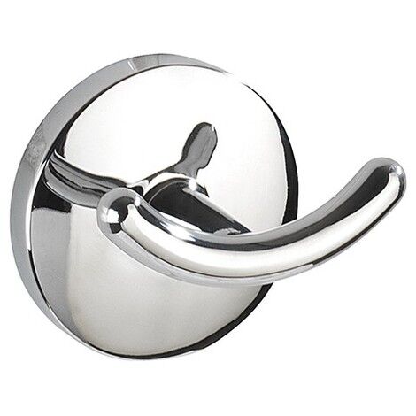 Wenko 22166100 Duo Cuba Gancho de pared Zinc Cromo 4 x 5,5 x 5 cm