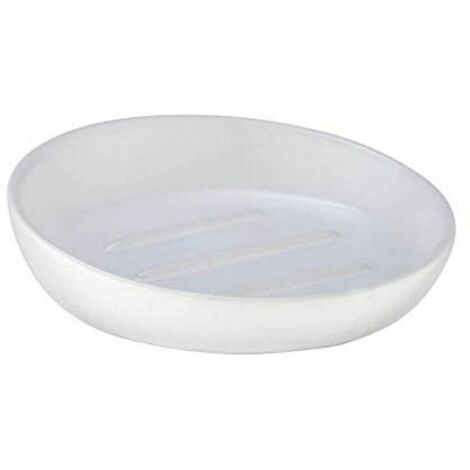 Wenko 23645100 Portasapone, Bianco, 11, 5 x 3 x 11, 5 cm