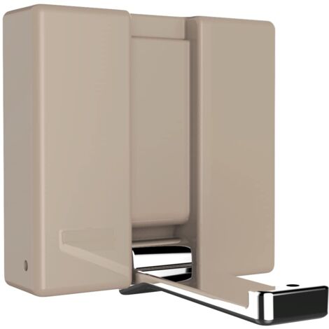 Wenko 50557100 - Gancio a gancio, colore: Beige Sahara, 8 x 8 x 2,5 cm