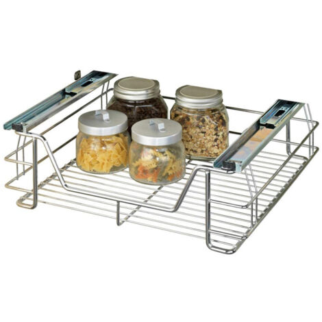 Wenko 5921500 - Inserto con ripiani per pensili, 51 x 18,5 x 40 cm