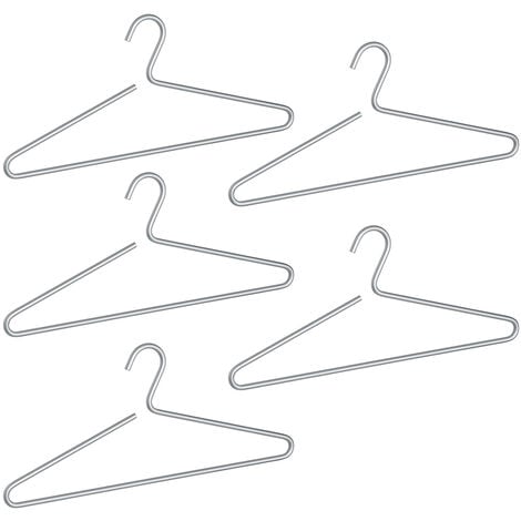 WENKO 4er Set Kleider Bügel Hosen Wäsche Hemden Form Multi Sakkos Kleider Metall 