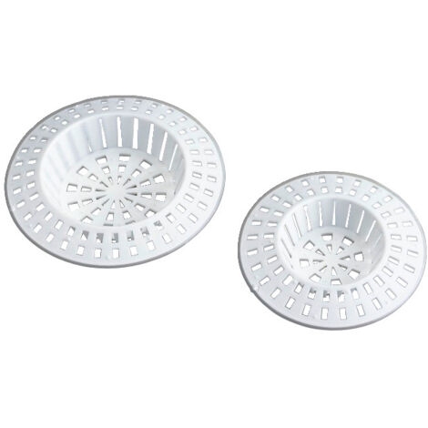 Wenko Abfluss-Sieb Set weiß Zubehör für Armaturen