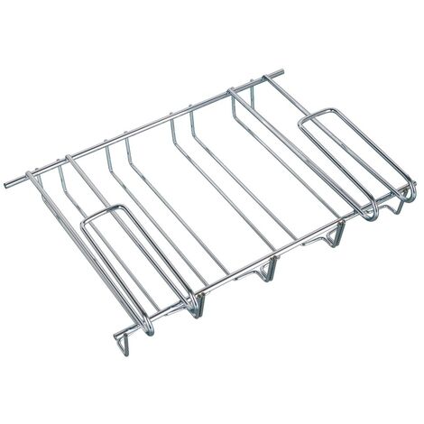 Wenko – Accroche-verre en métal chromé – Pour rangement de 12 verres – Design compact pour armoires de cuisine – Installation sans outils