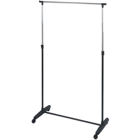 WENKO, Appendiabiti su ruote, altezza regolabile, Mikey, 90x103-170x38 cm