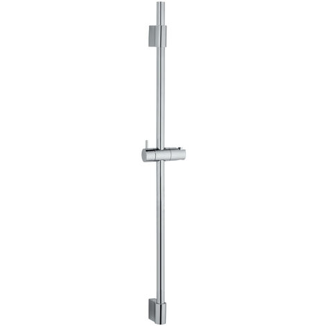KES Saliscendi Doccia Adesiva Asta Doccia Saliscendi Acciaio Inox SUS304 78CM Asta Doccia Con Supporto Soffione Regolabile, Lucido, F209S78DF-PS