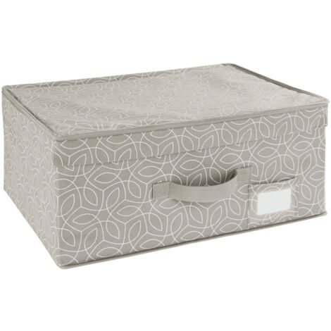 WENKO Aufbewahrungsbox Balance, Taupe, Polypropylen taupe mehrfarbig