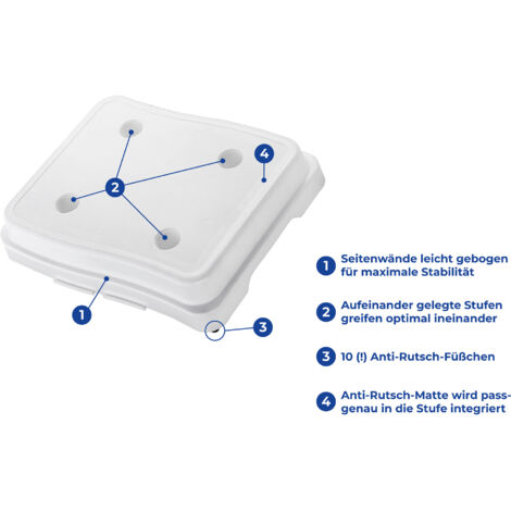 WENKO Bad-Stufe 1er