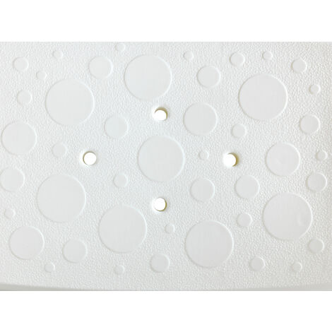 WENKO Badhocker mit Rückenlehne Secura, bis 130 kg Tragkraft, Weiß, Kunststoff weiß, Aluminium aluminium, Gummi grau