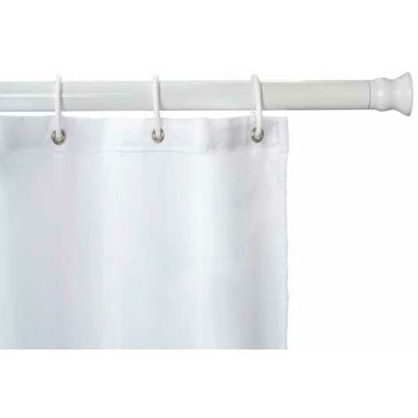Tringle à rideau de douche incurvée en aluminium antirouille de Mainstays 1  tringle à rideau de douche 