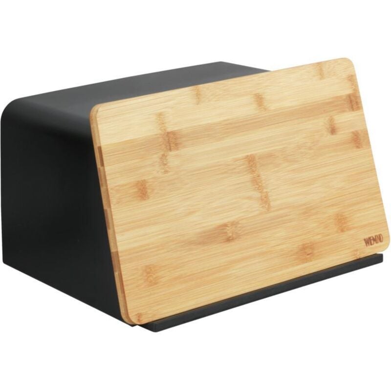 Wenko - Brotkasten Kubo schwarz