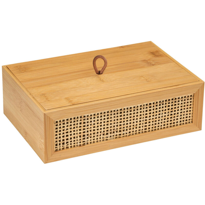 WENKO Boite salle de bain Allegre L, avec couvercle