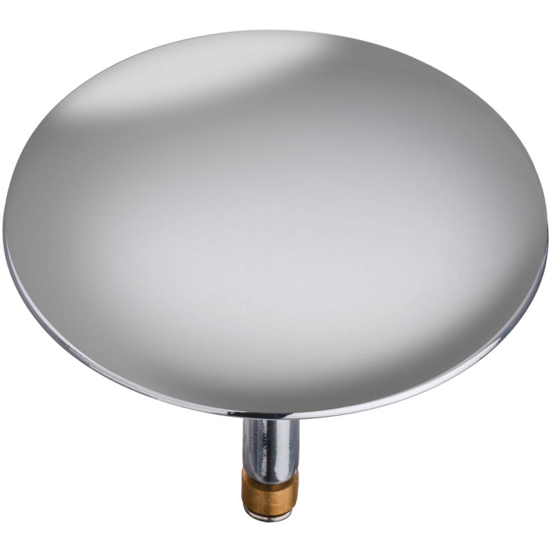 Bouchon d'évier Pluggy® xxl, Bonde de lavabo, Duck, Laiton, ø 7,5 x 6 cm, Chromé - Wenko