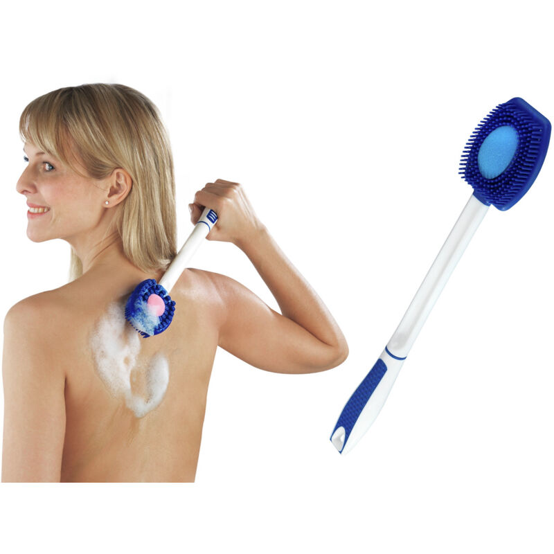Wenko - Brosse de massage et bien-être silicone - Bleu