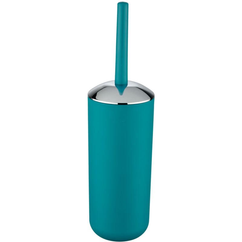Brosse wc Brasil, brosse wc noire, Plastique pet incassable, ø 10x37 cm, turquoise - Wenko