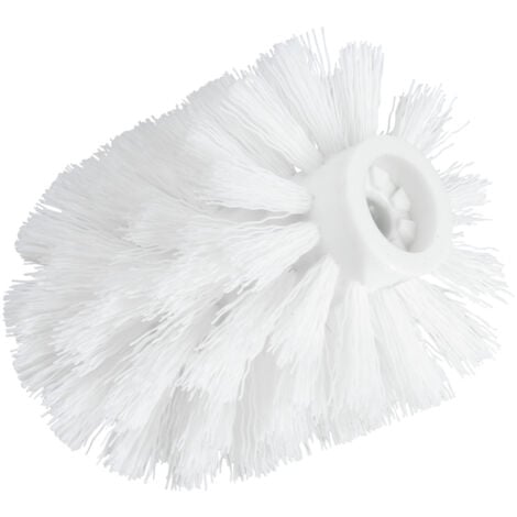 WENKO Brosse WC de rechange blanche avec adaptateur