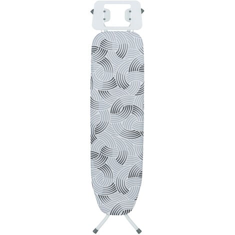 WENKO Bügeltisch Base 110 x 30 cm, Bügelbrett höhenverstellbar, Weiß, Metall mehrfarbig - weiß