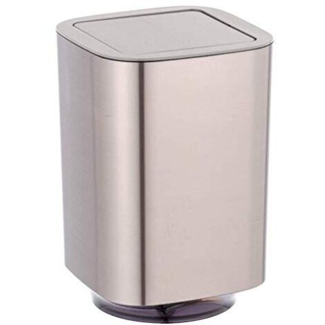 WENKO Capacità: 5.5 l, Plastica, 17.2 x 25.5 x 17.2 cm, Argento