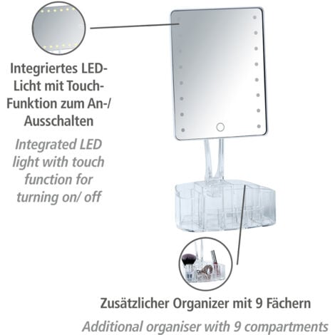 Ulisem Miroir de maquillage de bureau led lumière de remplissage lumière coiffeuse  miroir miroir de bureau